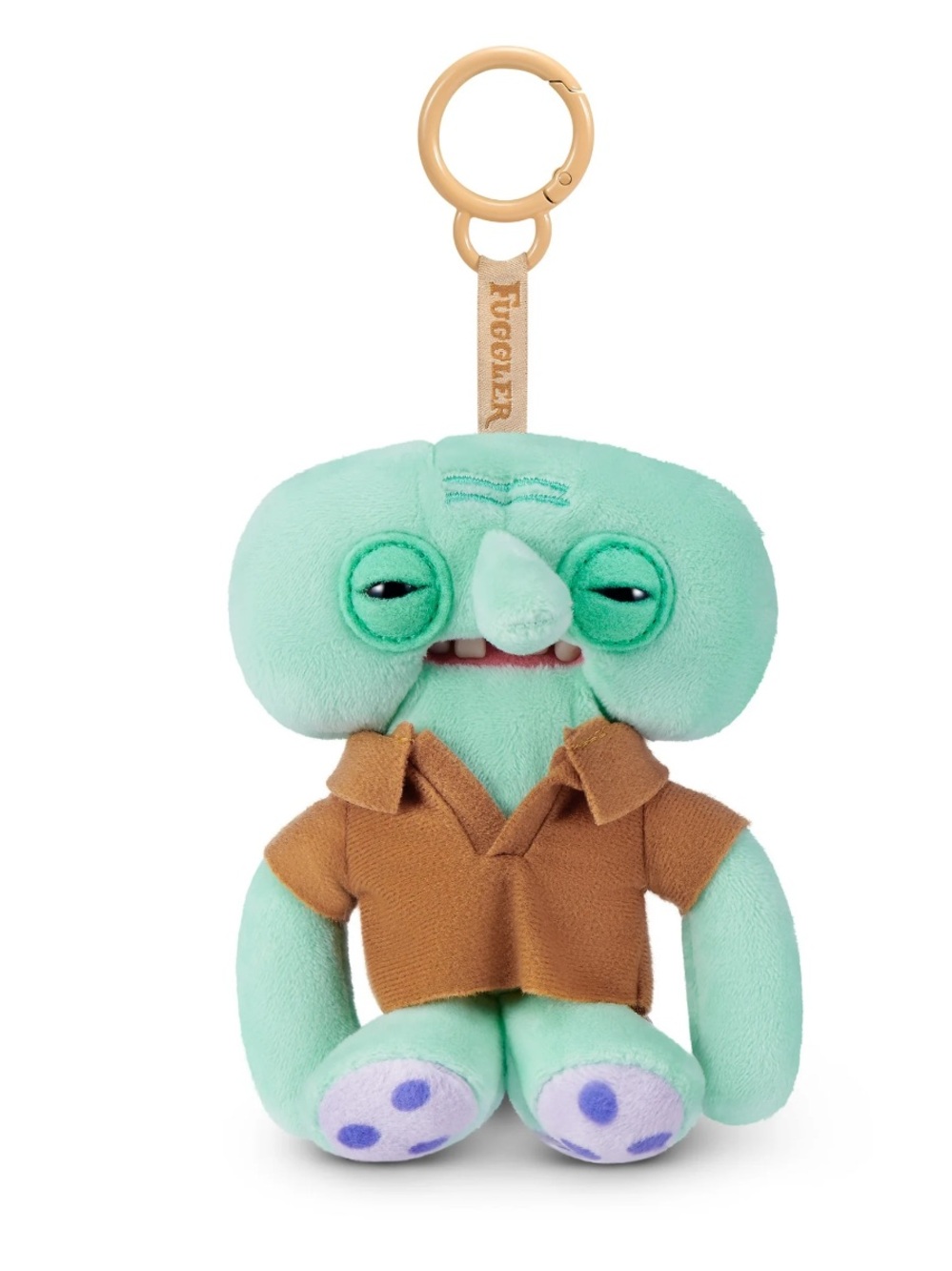 Fuggler SpongeBob Squidward Character —Plush Keychain Collectible